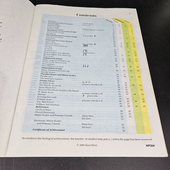 Piano Lesson Education Sheet Music Books Level 2A 2B 3 4 Intermed Adv Set 4 - Picture 15 of 16